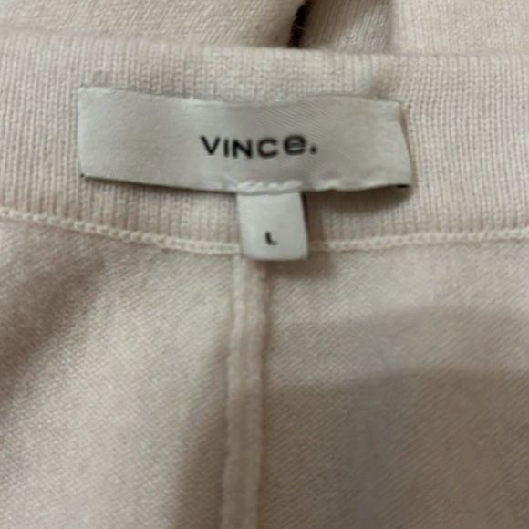 Vince Size L Merino Wool and Cashmere Wide Leg Joggers - Picture 3 of 5